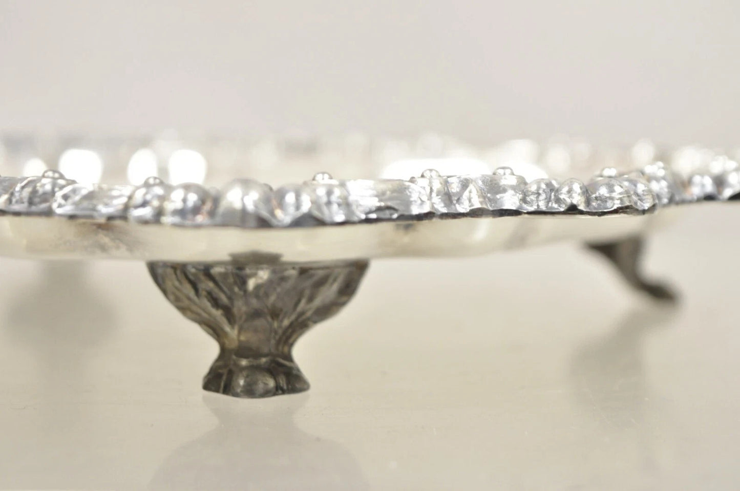 Vintage FB Rogers 6720 Victorian Style Silver Plated Small Serving Dish Platter