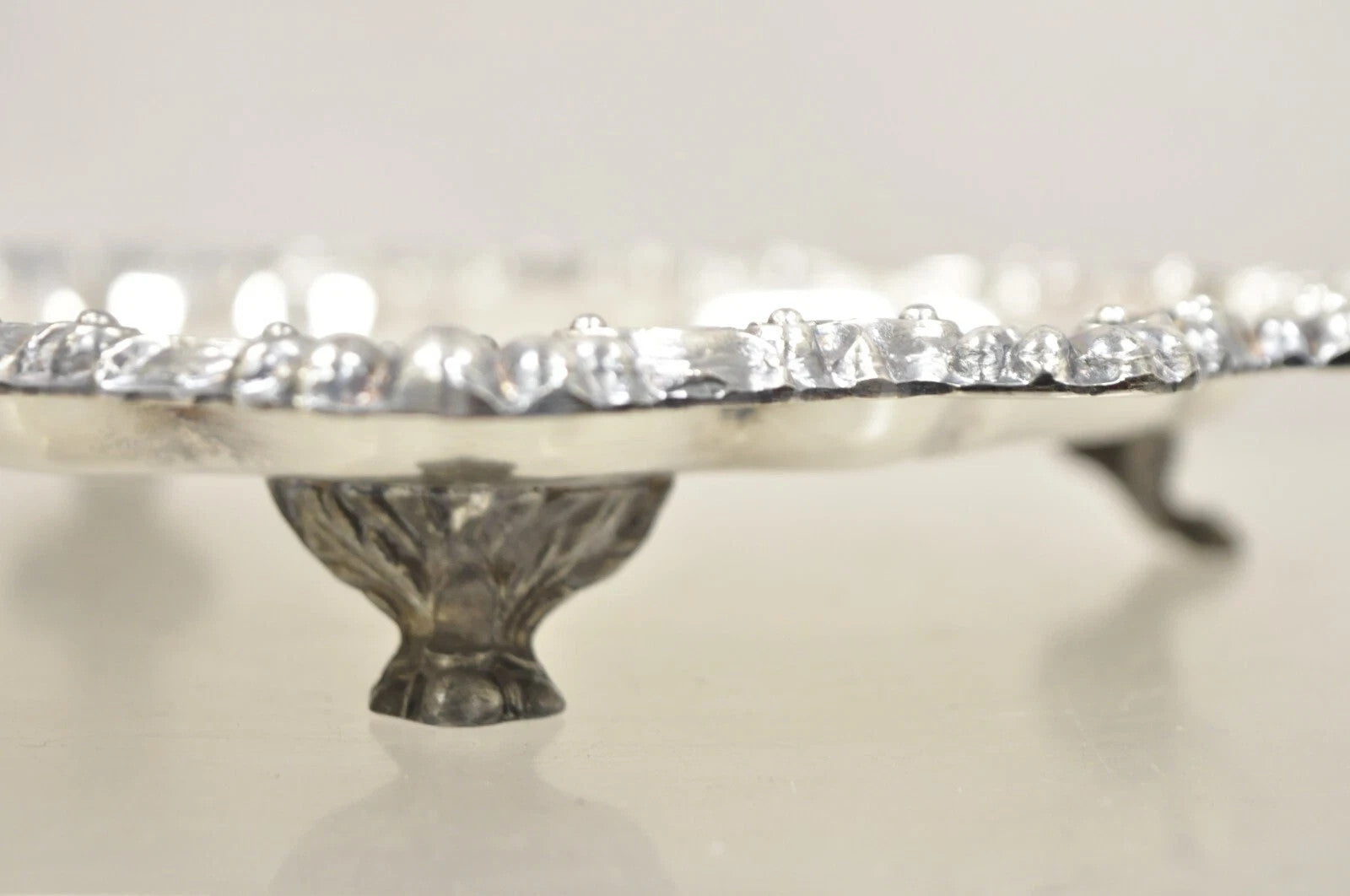 Vintage FB Rogers 6720 Victorian Style Silver Plated Small Serving Dish Platter