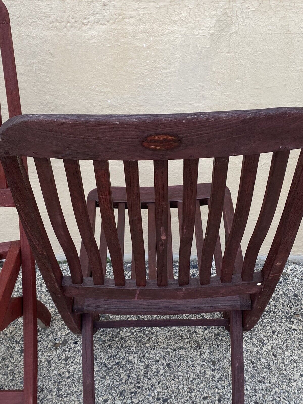 Outdoor Classics Distinctive Teak Wood Folding Chairs - Set of 4