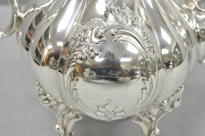 Vintage Reed & Barton Winthrop Shield 1795 E Silver Plated Tea Set - 6 Pc Set