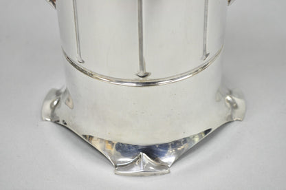 Roberts and Belk Art Nouveau Silver Plated Champagne Chiller Wine Bottle Coaster