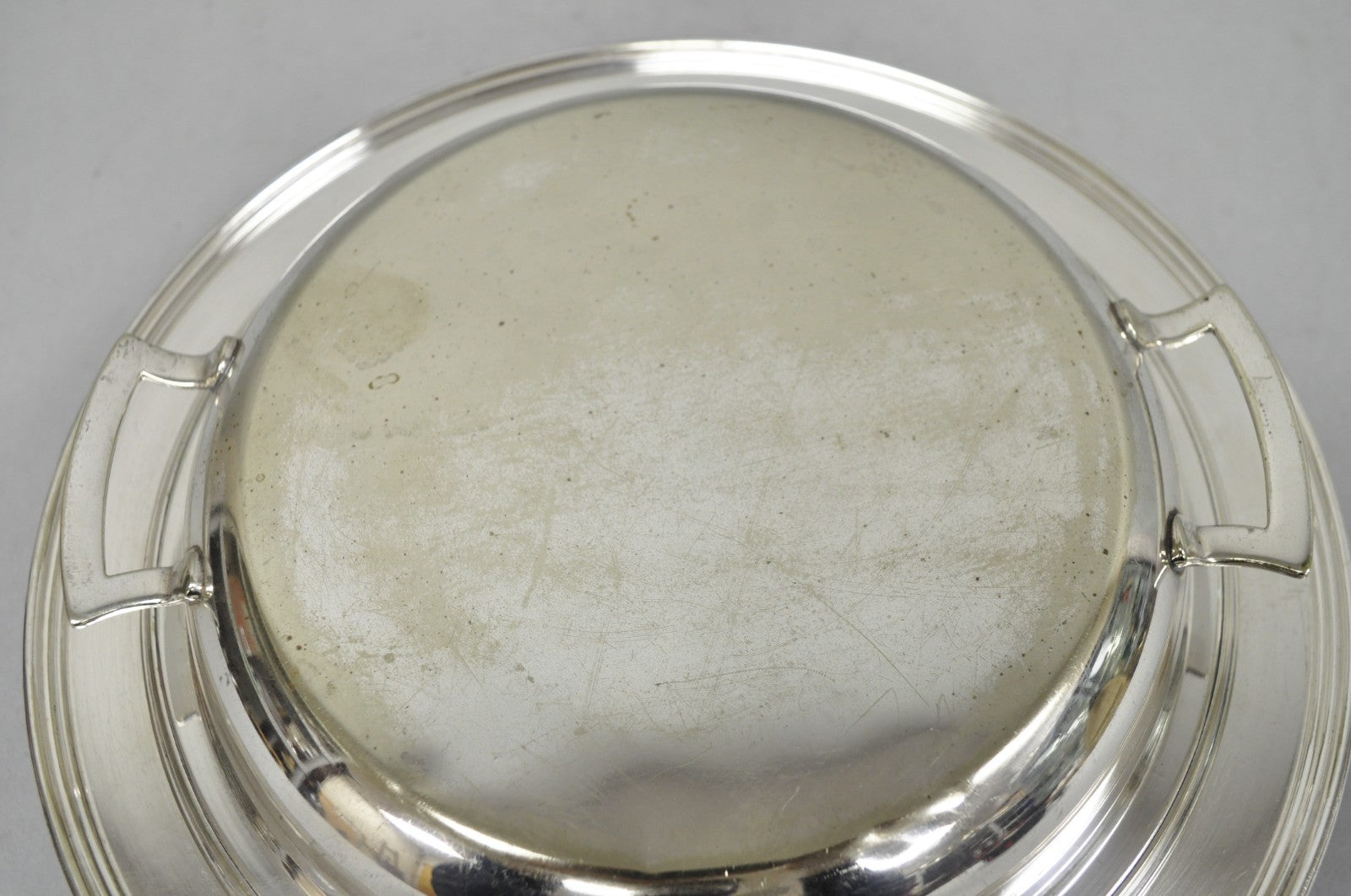 Vintage Victorian Silver Plated 10" Round Covered Vegetable Serving Dish