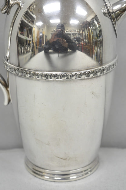 Vintage Art Deco Silver Plated Martini Cocktail Shaker Pitcher by Poole 2601