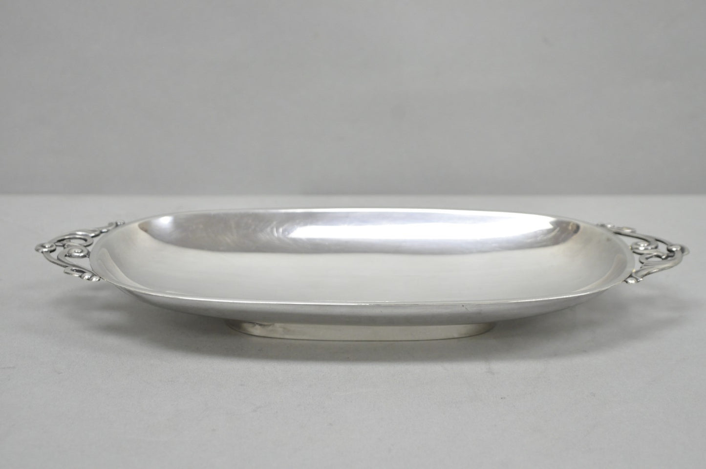 Vintage Denmark Gidom Fraberg Designed Silver Plated Narrow Trinket Candy Dish