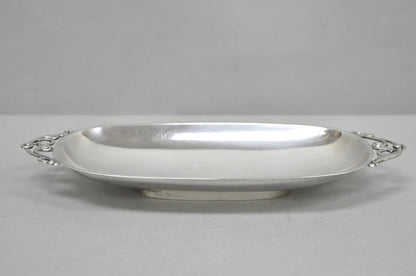 Vintage Denmark Gidom Fraberg Designed Silver Plated Narrow Trinket Candy Dish