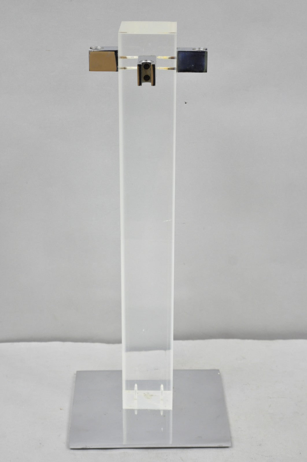 Danny Alessandro Albrizzi Vintage Modernist Lucite & Chrome Fireplace Tool Set