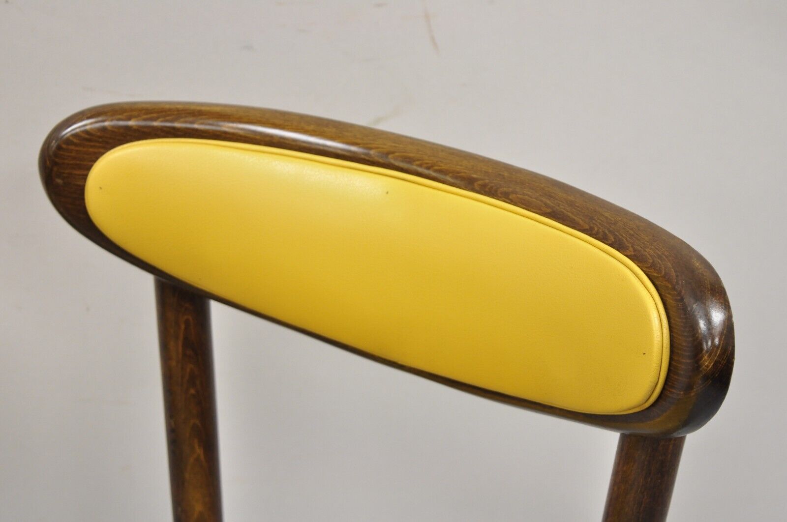Vintage GAR Products Yellow Bentwood Ice Cream Parlor Side Chair - a Pair