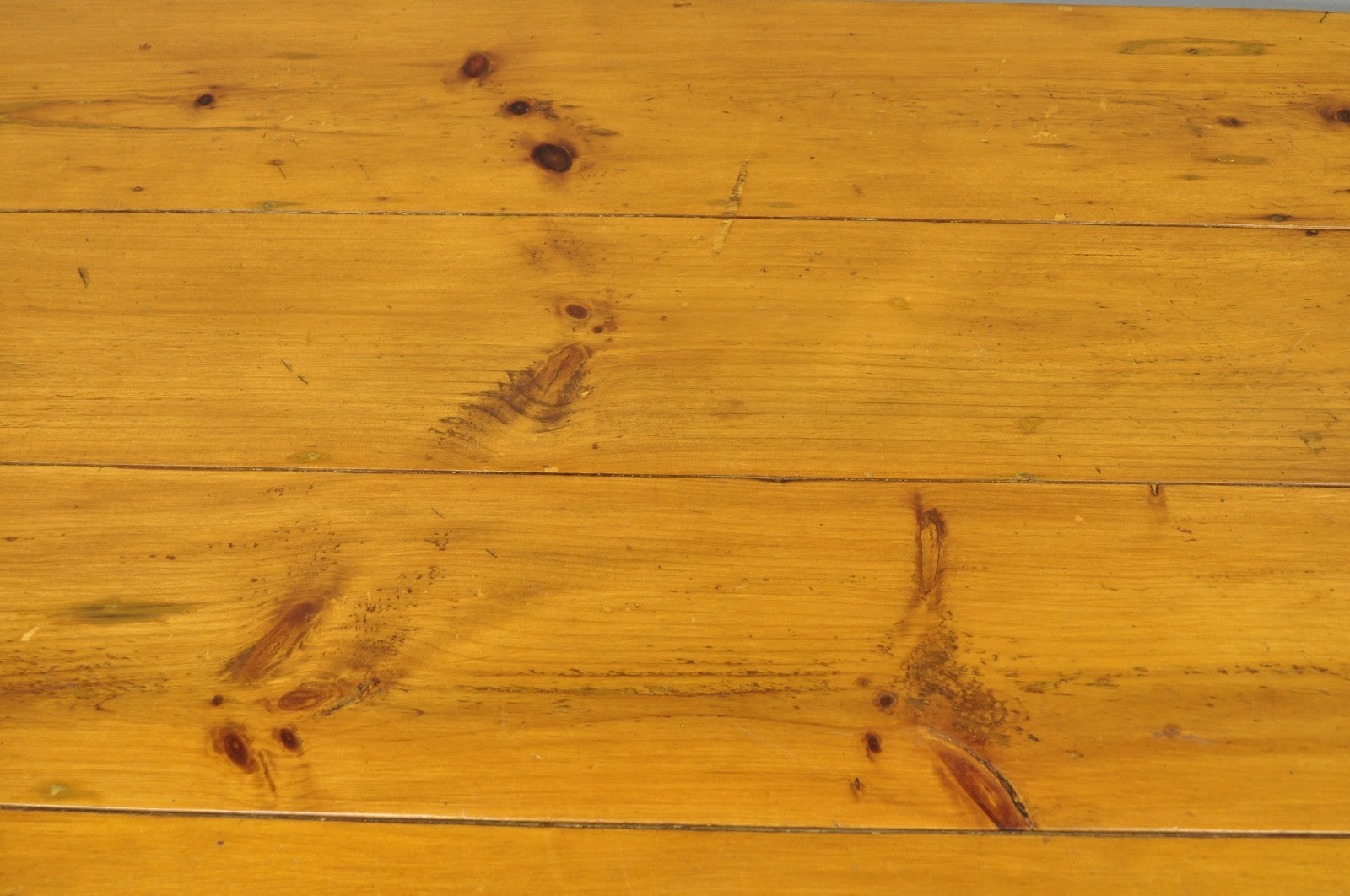Vintage French Country Oval Pine Wood 78" Baluster Leg Farmhouse Dining Table