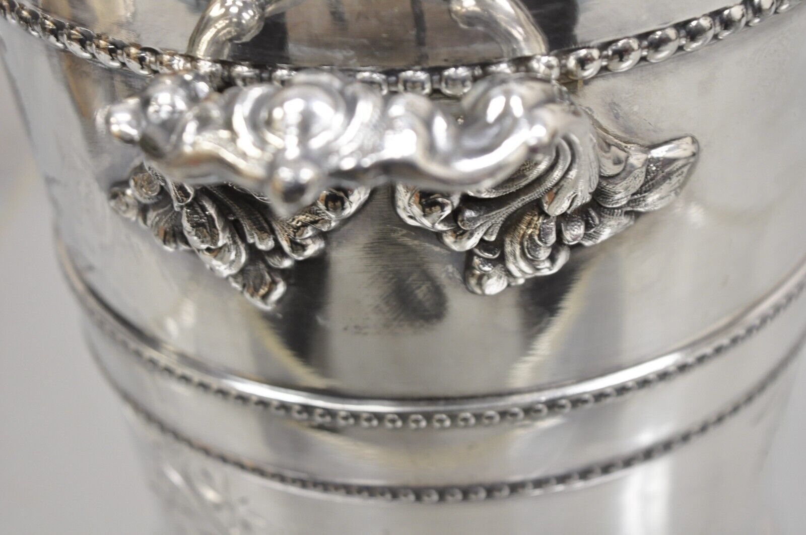 English Victorian Henry Hicks Silver Plated Champagne Ice Bucket Wine Chiller