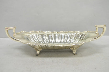 Vintage FB Rogers Victorian Silver Plated Scalloped Centerpiece Fruit Bowl