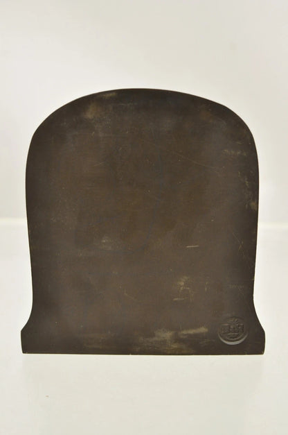 Vintage Bradley & Hubbard Cast Iron Dante and Homer Bookends - a Pair