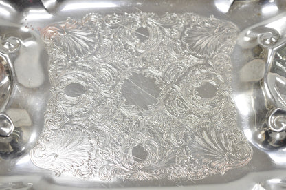 Vintage FB Rogers English Regency Style Silver Plated Candy Trinket Dish