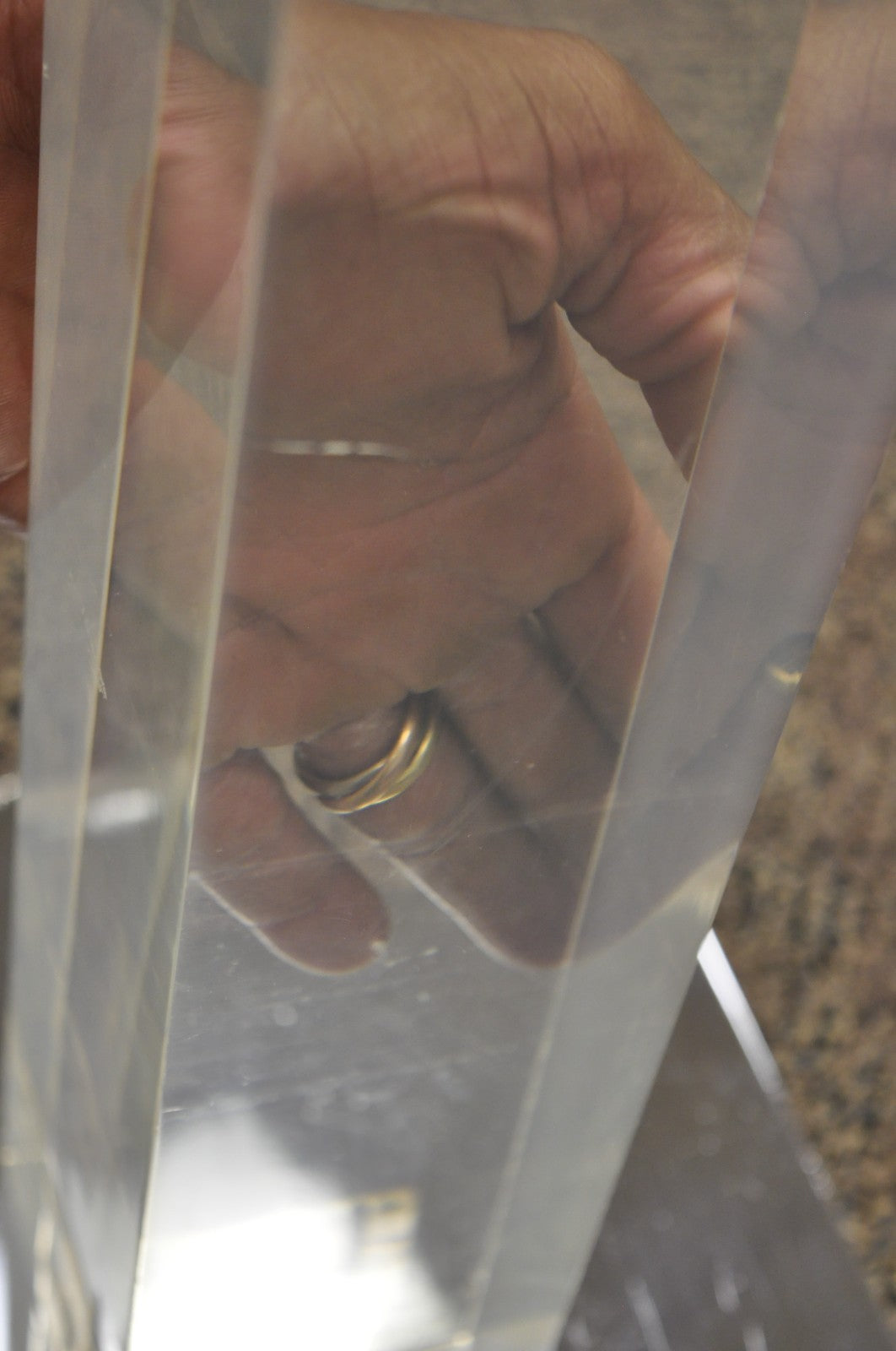 Danny Alessandro Albrizzi Vintage Modernist Lucite & Chrome Fireplace Tool Set