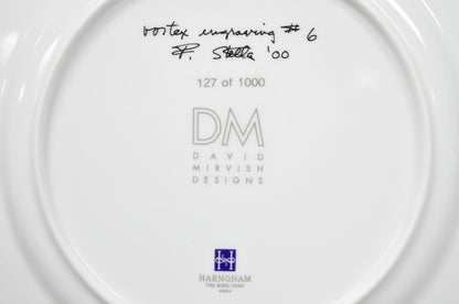 Frank Stella David Mirvish Designs Vortex Engravings 5-8 Indigo Plate - Set of 4