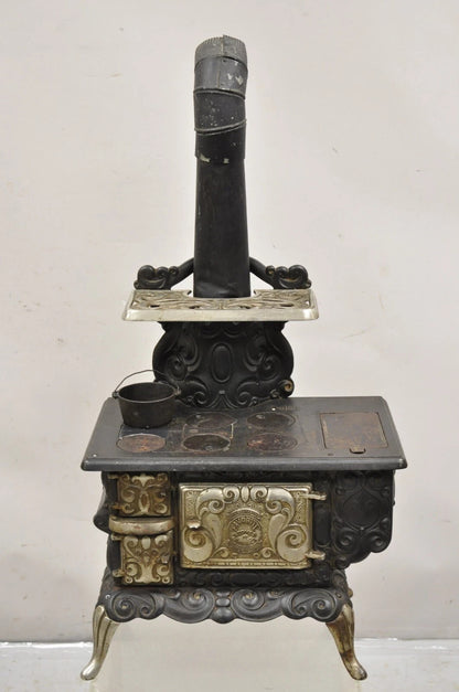 Antique Dolly's Favorite Cast Iron Child Salesman Sample Stove by Favorite Stove