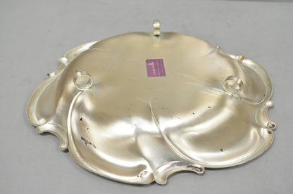 Vintage Caravelle Victorian Style Silver Plated Scalloped Serving Dish Bowl