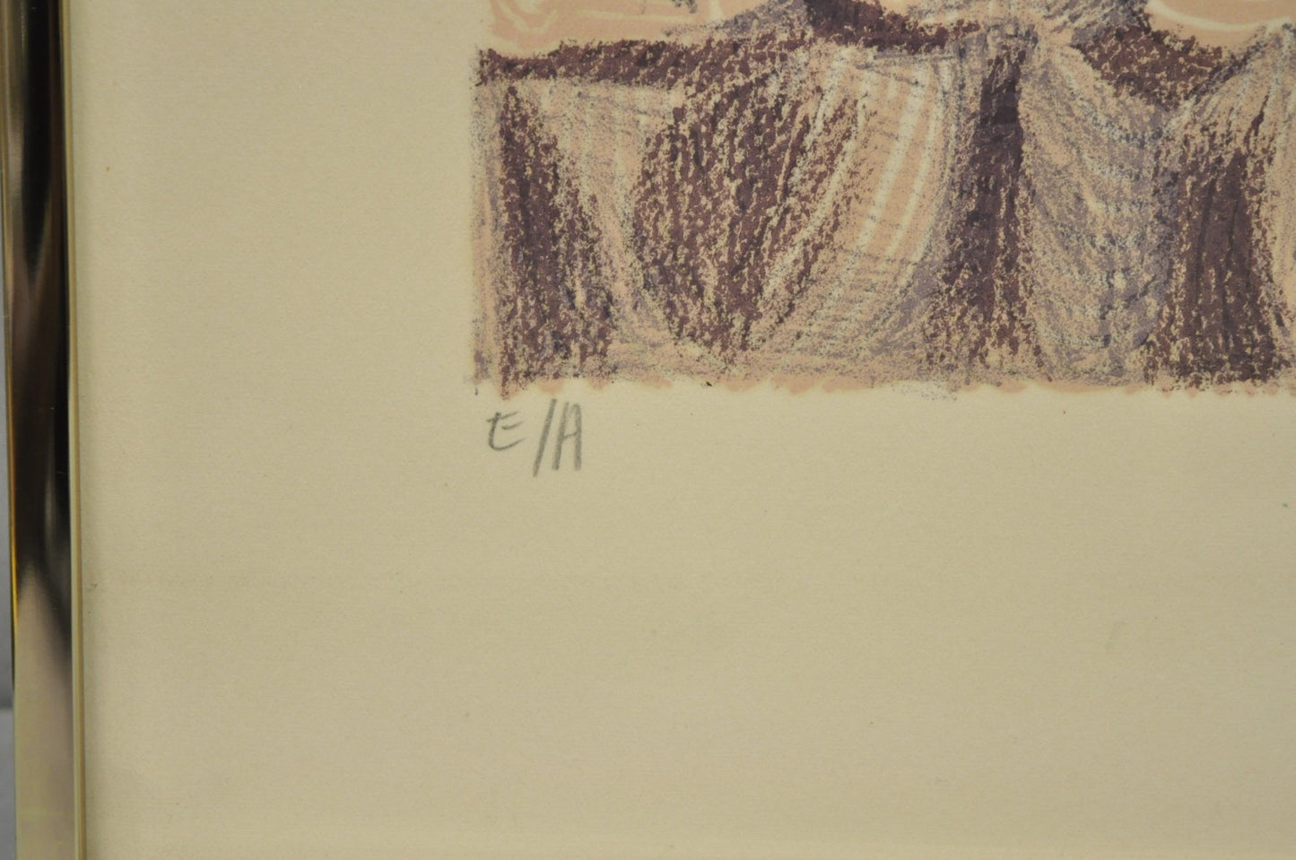 Naftali Bezem Surrealist Lithograph Signed Print "Woman with Vase" Judaica Art