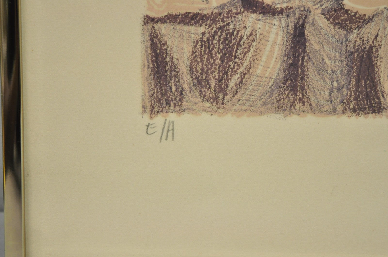 Naftali Bezem Surrealist Lithograph Signed Print "Woman with Vase" Judaica Art