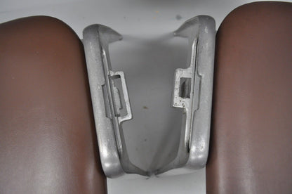 Mid Century Modern Cast Aluminum Stacking Side Chairs by Crucible (A) - a Pair