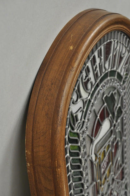 Vintage Schlitz Beer Sign 1980 Lighted Faux Stained Glass Look Advertising Sign