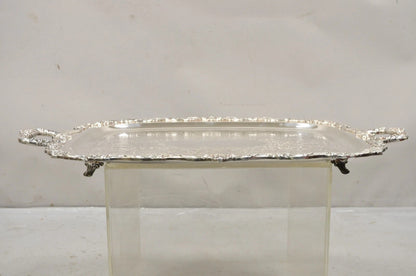 Vintage Poole EPCA Sevenoaks 650 Large Silver Plated Serving Platter Bar Tray