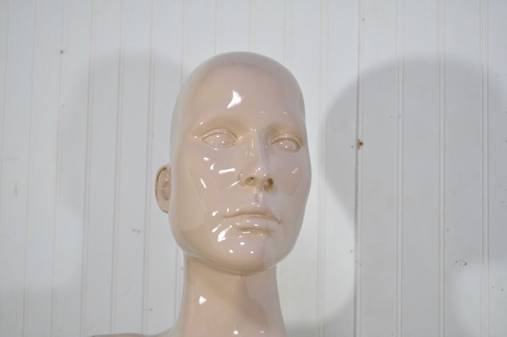 Vintage Female Woman Fiberglass Full Mannequin Dress Form Display on Stand