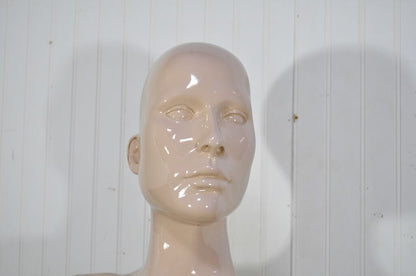 Vintage Female Woman Fiberglass Full Mannequin Dress Form Display on Stand
