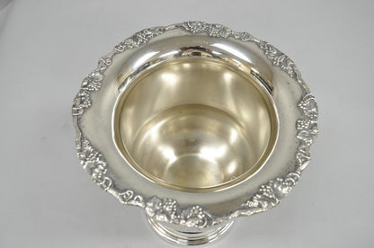 Vintage Trophy Cup Silver Plated Grapevine Bar Champagne Chiller Ice Bucket
