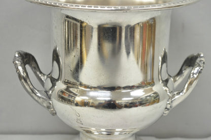 Vintage Leonard Silver Plated Trophy Cup Urn Champagne Chiller Bar Ice Bucket