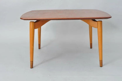 Grete Jalk Poul Jeppesen Mid Century Danish Modern Teak Floating Coffee Table