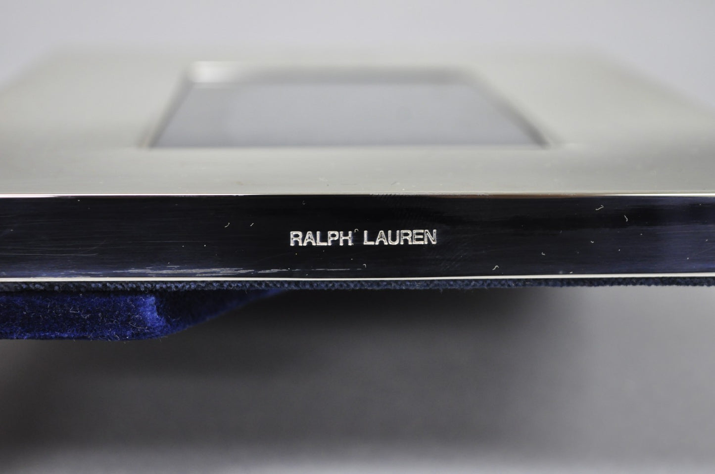 Lauren Ralph Lauren Silver Plated Normandy Modern 3.5x5 Photo Picture Frame (A)
