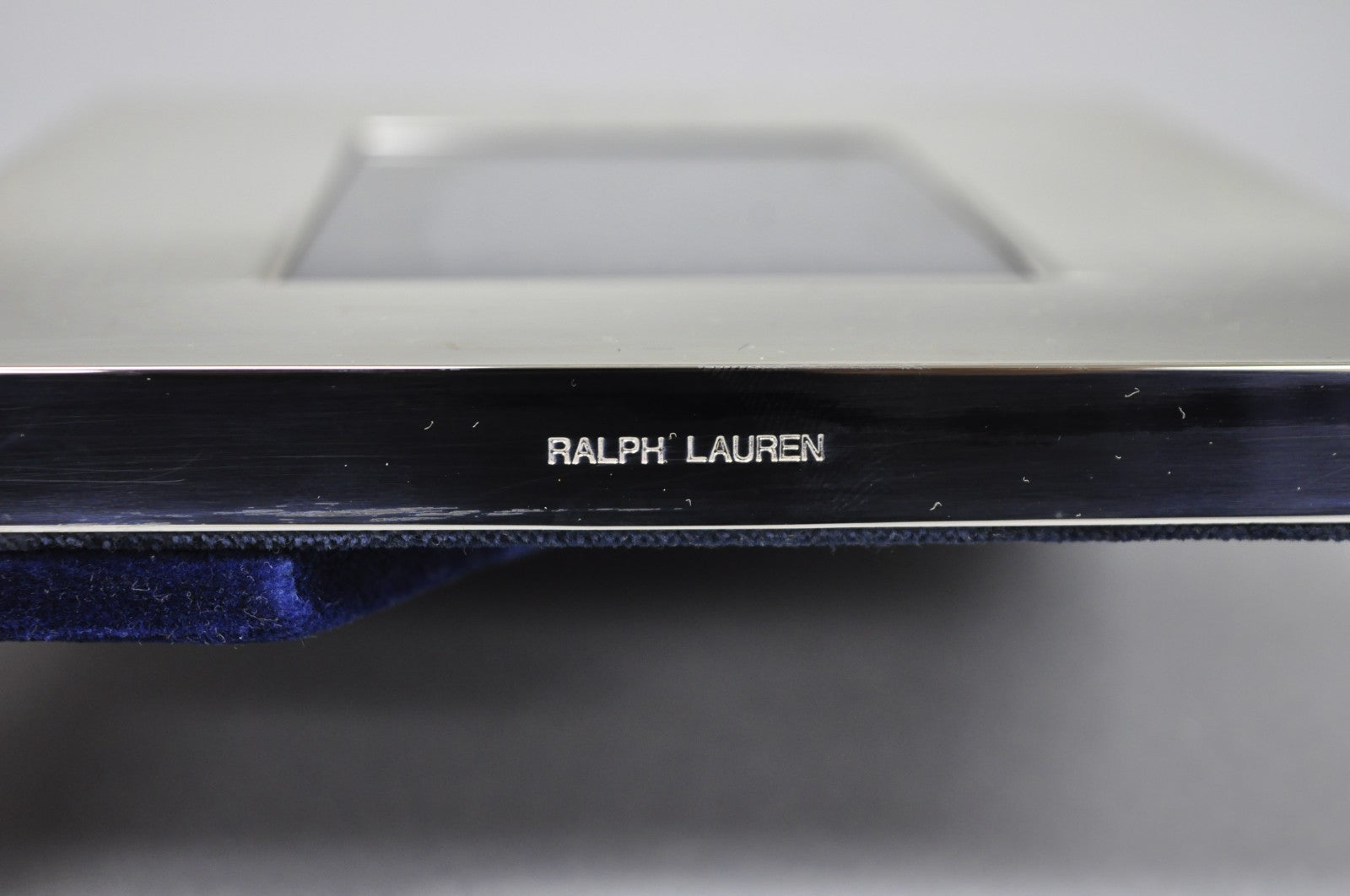 Lauren Ralph Lauren Silver Plated Normandy Modern 3.5x5 Photo Picture Frame (A)