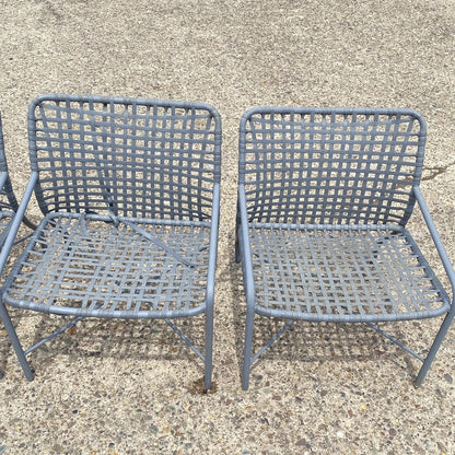 Tropitone Leilani Brown Jordan Aluminum Frame Pool Patio Lounge Chairs - Set 4