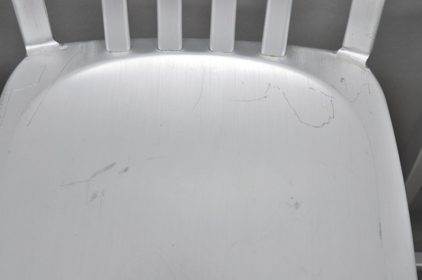 Art Deco Navy Style Aluminum Metal 24" Counter Stool Barstool Chair - Set of 4