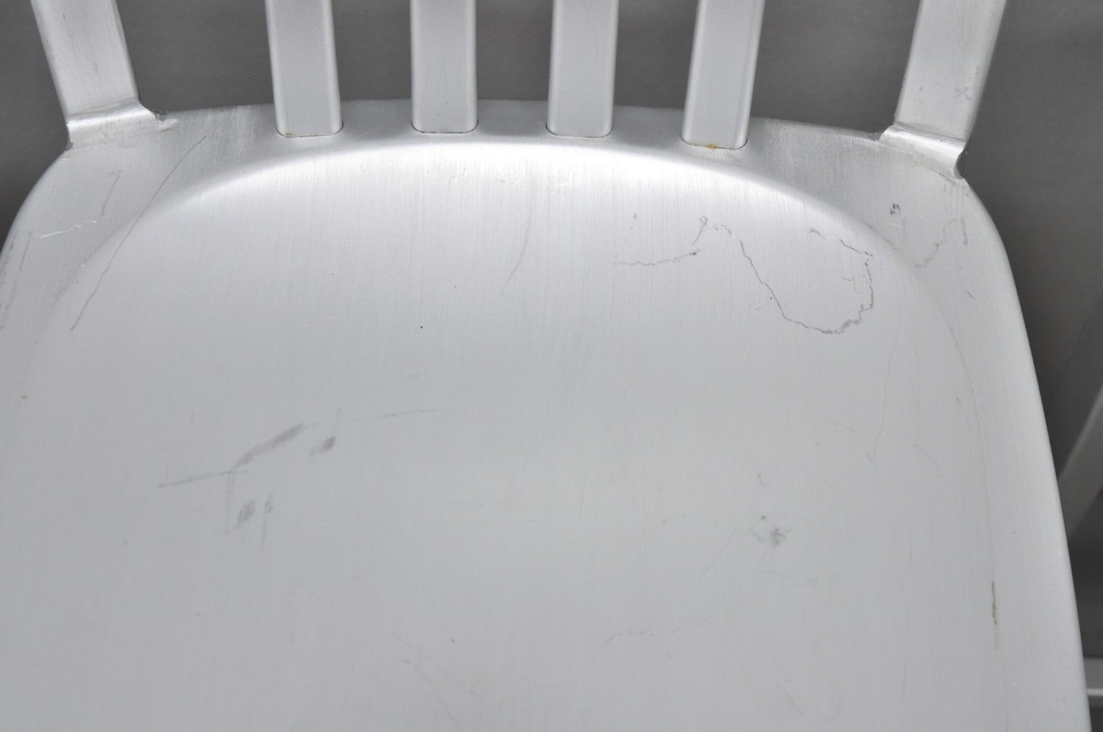 Art Deco Navy Style Aluminum Metal 24" Counter Stool Barstool Chair - Set of 4