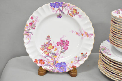 Spode England "Chelsea Garden" Bone China Porcelain Dinner Set 51 Pc Set