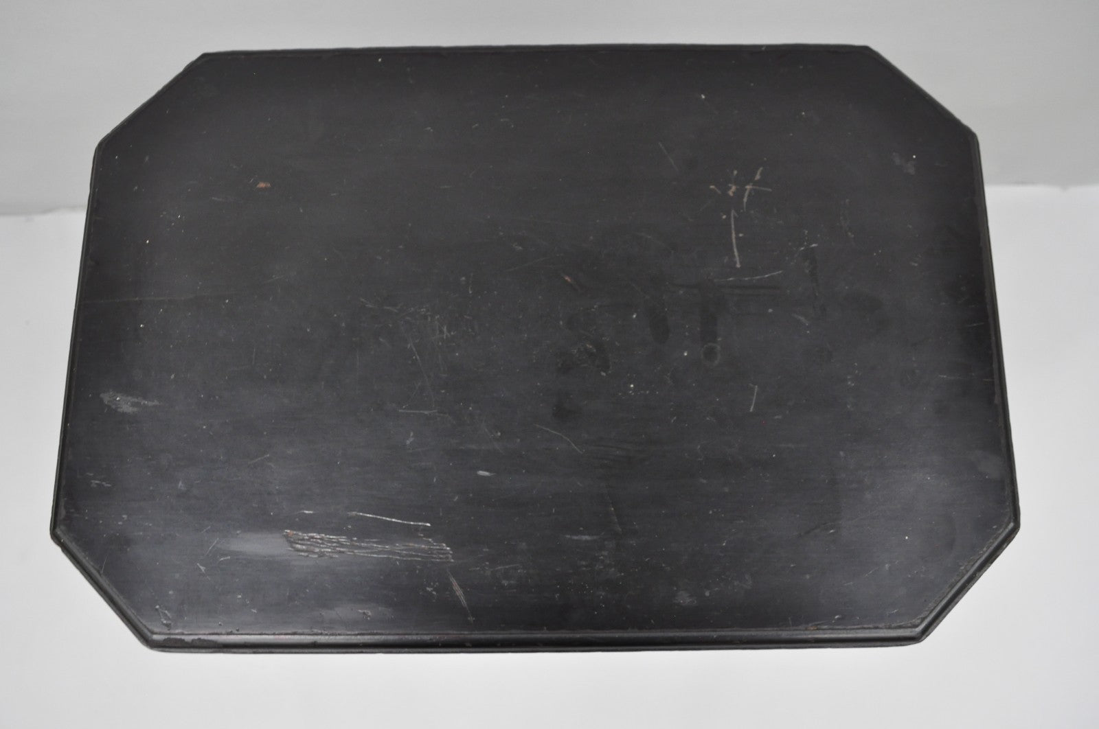 Antique Victorian Aesthetic Movement Black Ebonized 34" Plant Stand Side Table