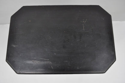 Antique Victorian Aesthetic Movement Black Ebonized 34" Plant Stand Side Table