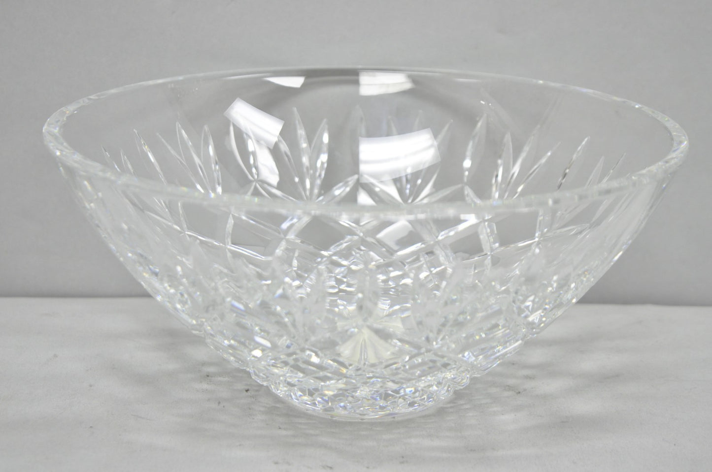 Waterford Cut Crystal Lead Glass 10" Centerpiece "Gallagher" Bowl 158709