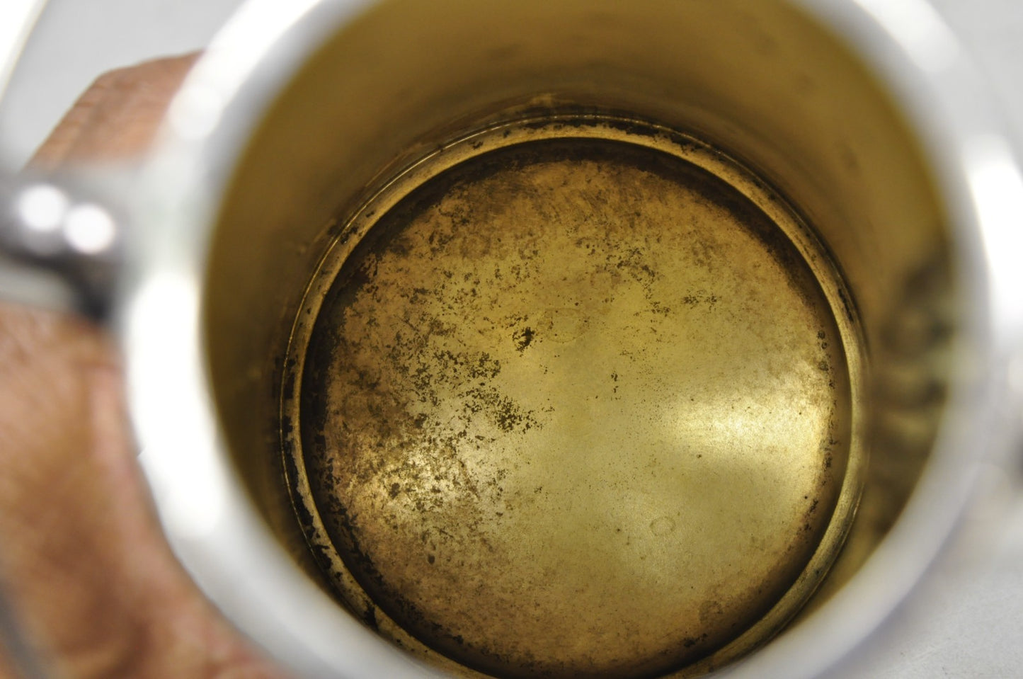 Antique Silver Plated Martini Shaker Pitcher "Tapestry" by Weidlich Brothers