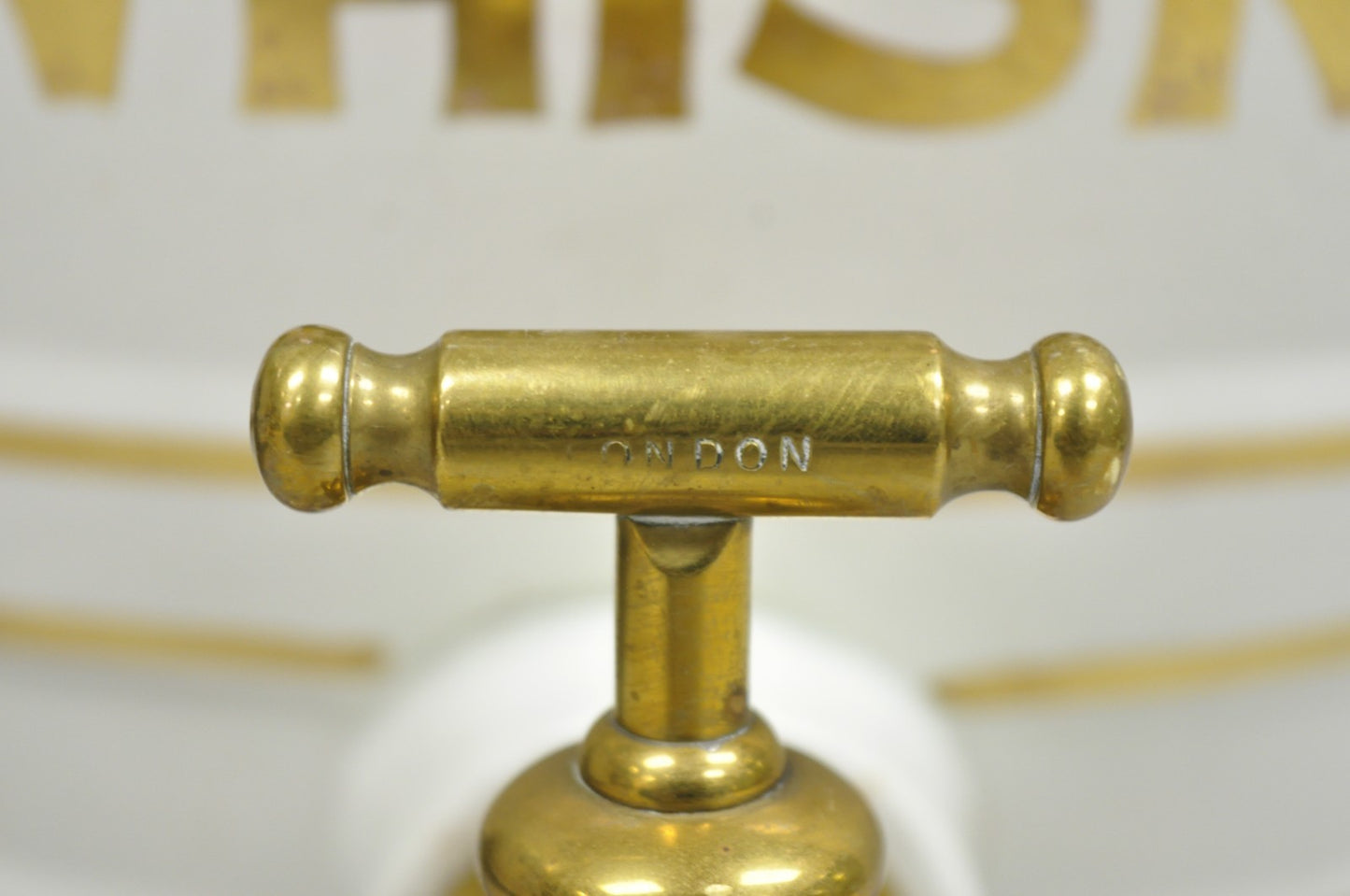 Antique Loftus London English Victorian Porcelain Spirits Whisky Barrels - Pair