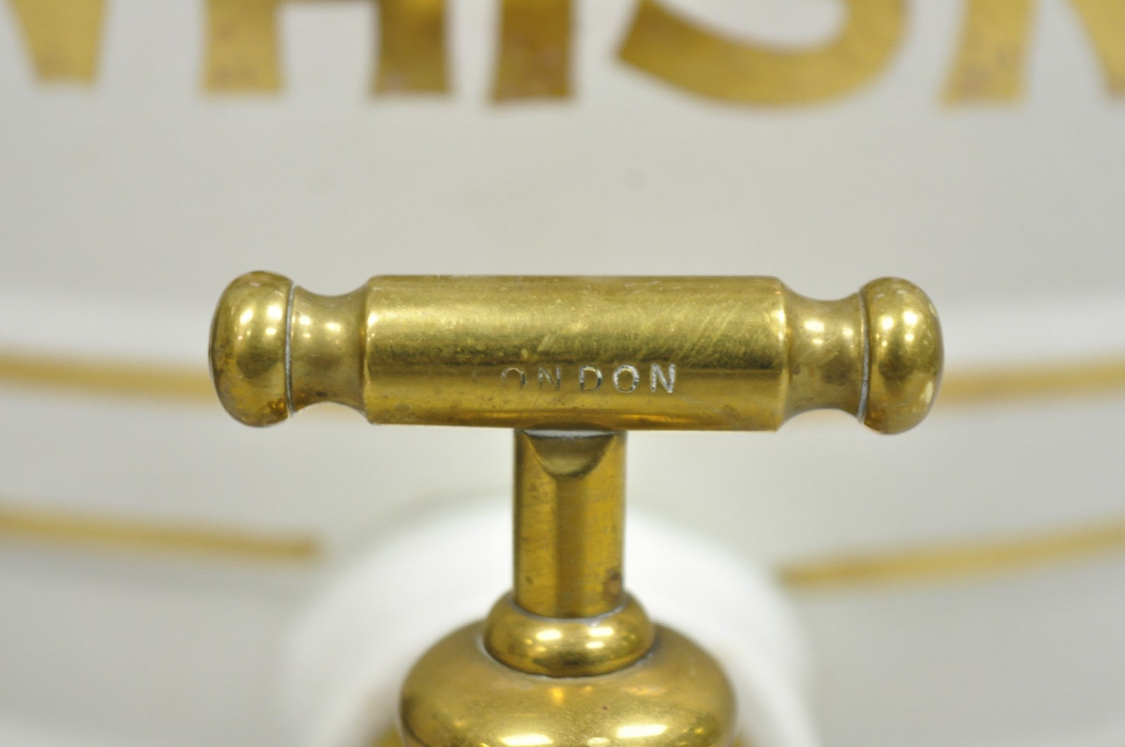 Antique Loftus London English Victorian Porcelain Spirits Whisky Barrels - Pair