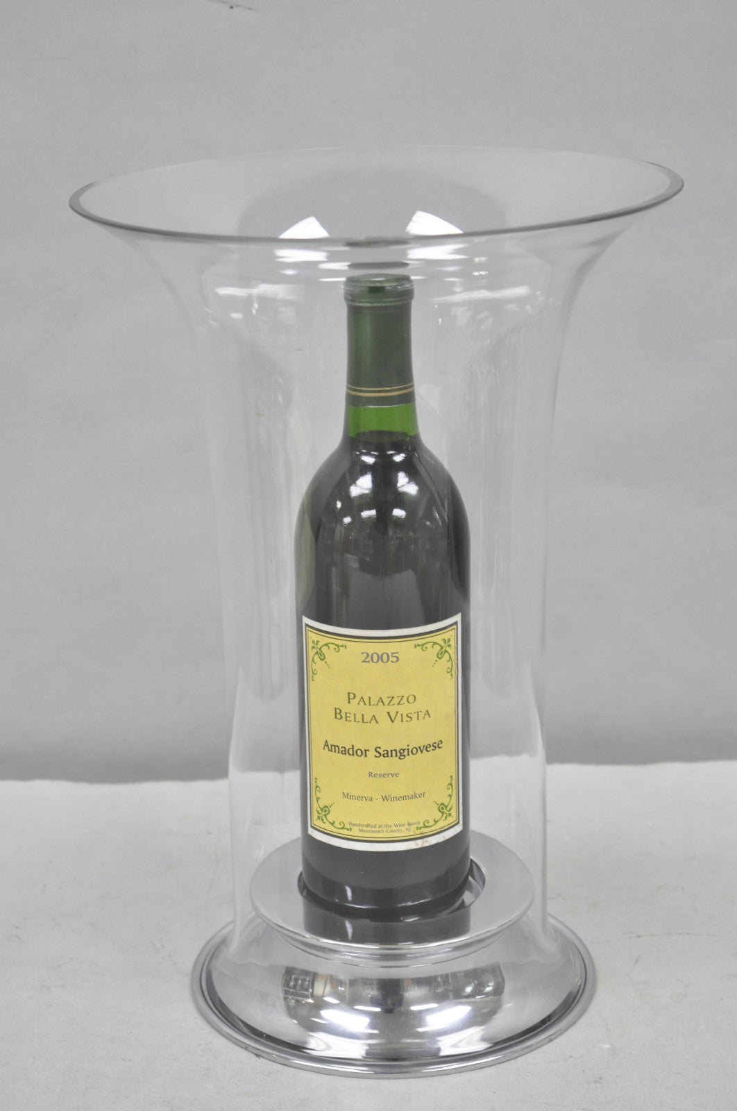 Ralph Lauren "Ella" Lauren Glass Fluted Hurricane Lamp Candle Holder AE200/043