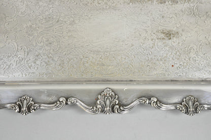 W&S Blackinton Victorian Silver Plated Narrow Serving Platter Dish Bar Tray