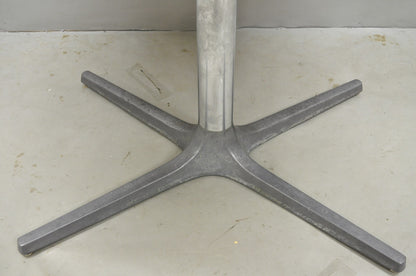 Mid Century Modern Seashell Resin Top Aluminum Propeller Base Dining Table