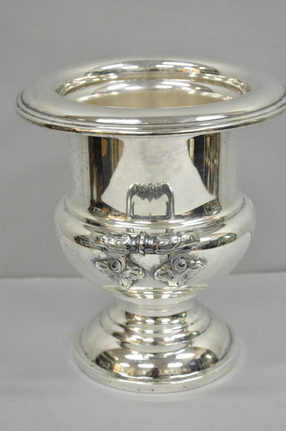 Victorian Silver Plated Trophy Cup Bar Champagne Chiller Ice Bucket by Crescent