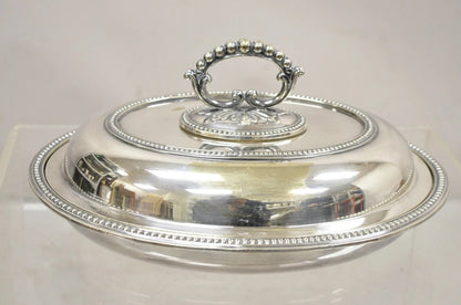 Mappin & Webb's Prince's Plate English Sheffield Silver Plated Covered Dish