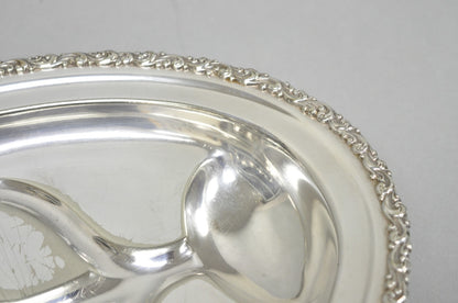 Antique Rogers Bros English Regency Silver Plated Small 12" Meat Cutlery Tray