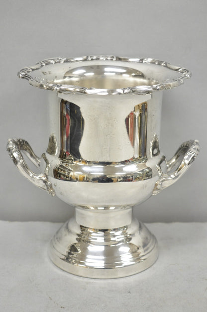 Vintage Leonard Silver Plated Trophy Cup Urn Champagne Chiller Bar Ice Bucket