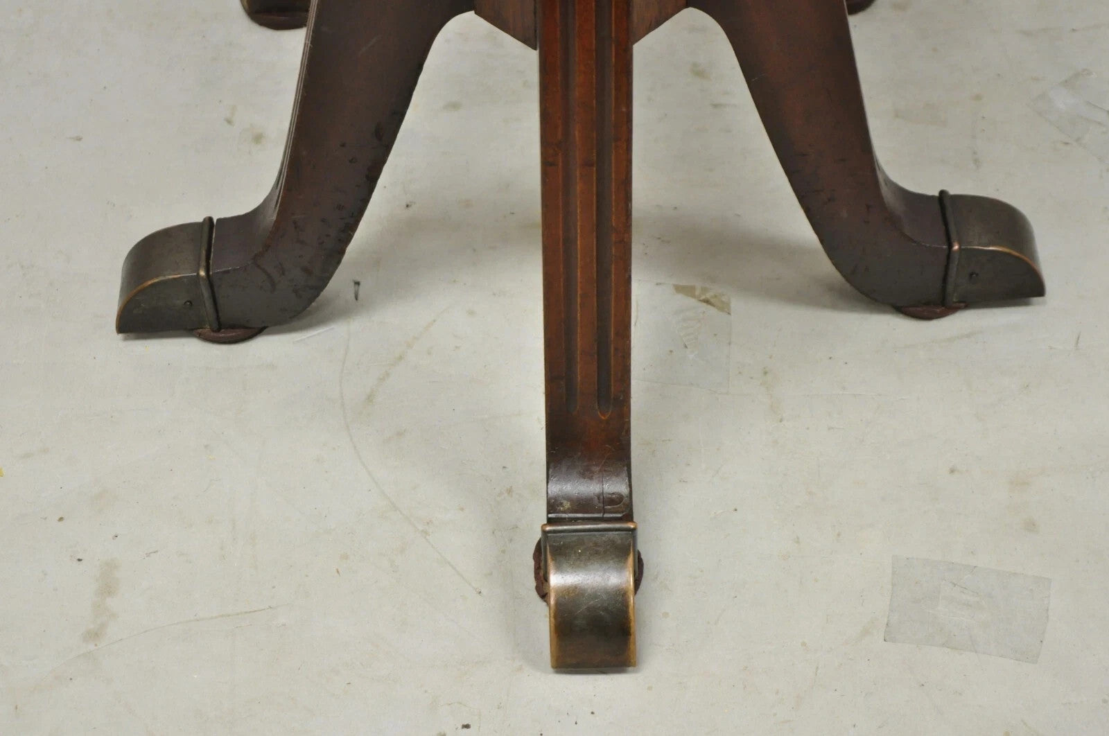 Antique Hamilton Mfg High Back Adjustable Mahogany Architect Chair Piano Stool